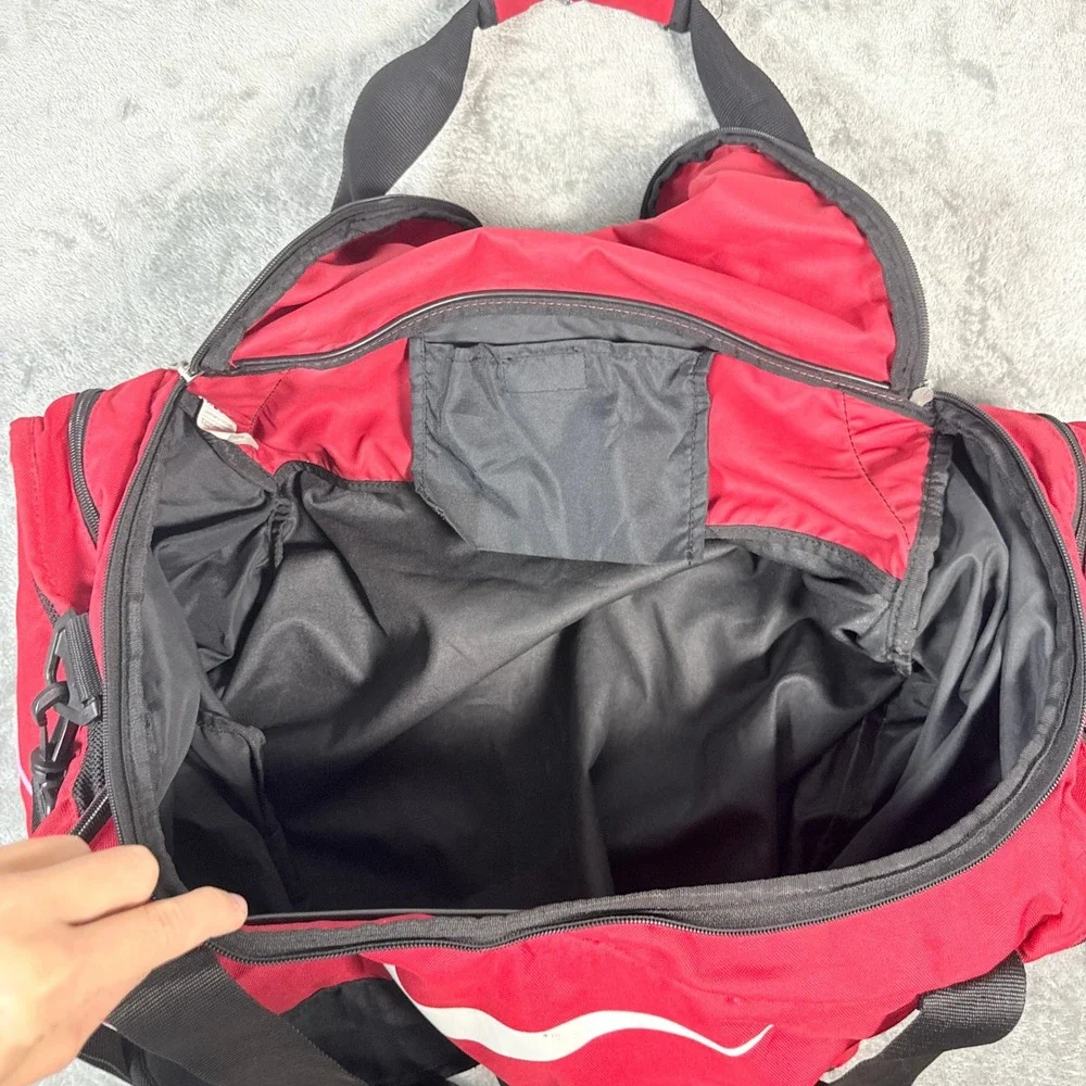 Nike Large Duffel Bag Louisville Cardinals Red Black Athletic Travel
